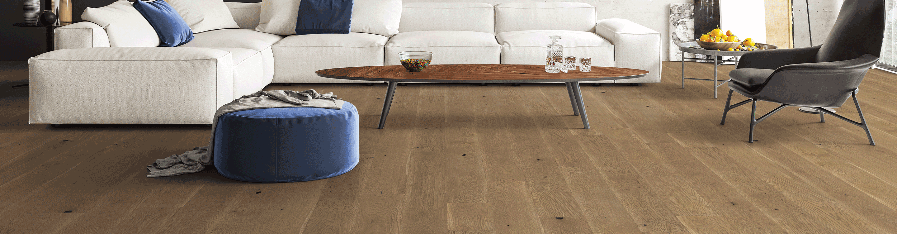 hardwood flooring in living room
